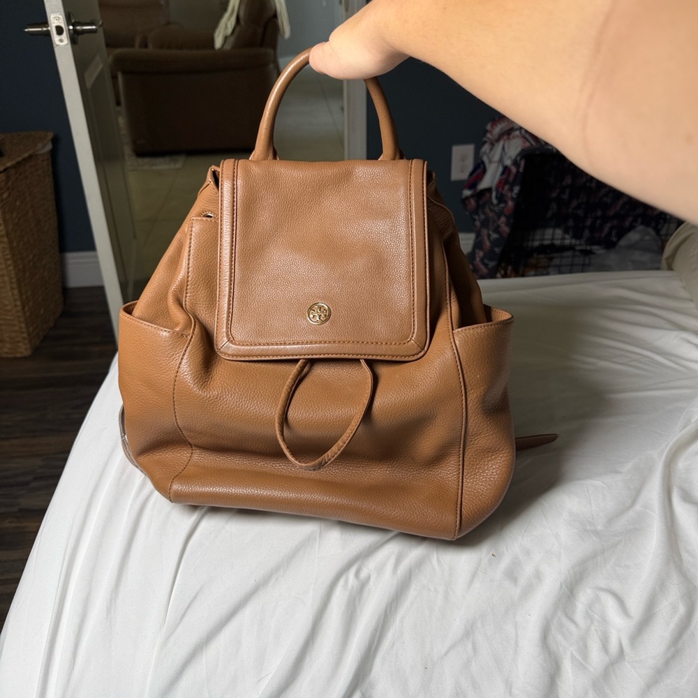 Tory Burch Leather Backpack - Picture 8 of 8
